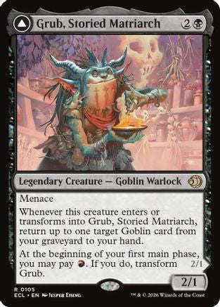 Grub, Storied Matriarch (ECL-105) - rare - Foil