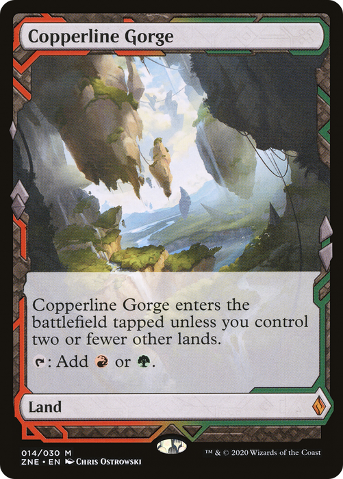 Copperline Gorge (ZNE-014) - mythic - Foil