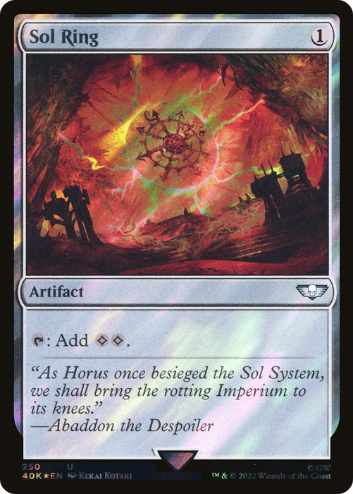 Sol Ring (40K-250★) - uncommon - Foil
