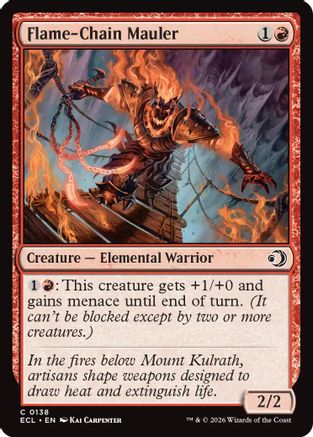 Flame-Chain Mauler (ECL-138) - common - Foil