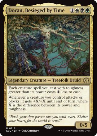 Doran, Besieged by Time (ECL-215) - rare - Foil