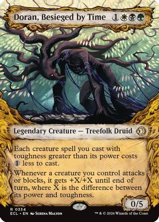 Doran, Besieged by Time (Showcase) (ECL-334) - rare - Foil
