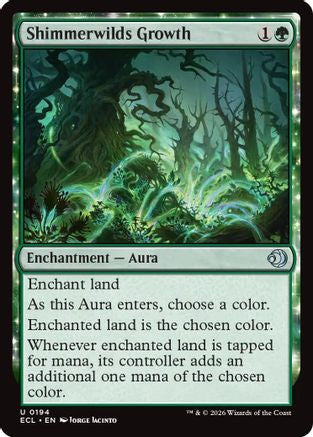 Shimmerwilds Growth (ECL-194) - uncommon - Foil
