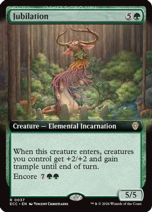 Jubilation (Extended Art) (ECC-037) - rare