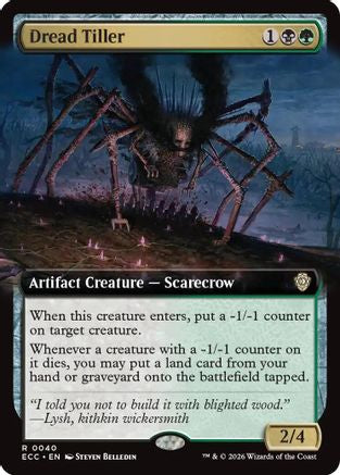Dread Tiller (Extended Art) (ECC-040) - rare
