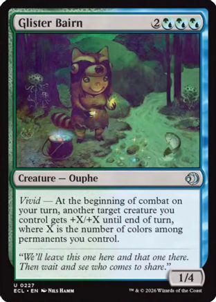 Glister Bairn (ECL-227) - uncommon - Foil