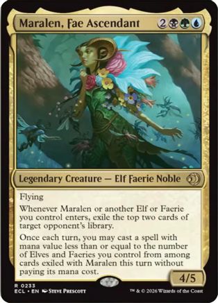Maralen, Fae Ascendant (ECL-233) - rare - Foil