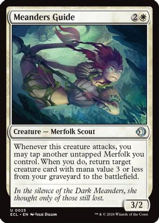 Meanders Guide (ECL-025) - uncommon - Foil