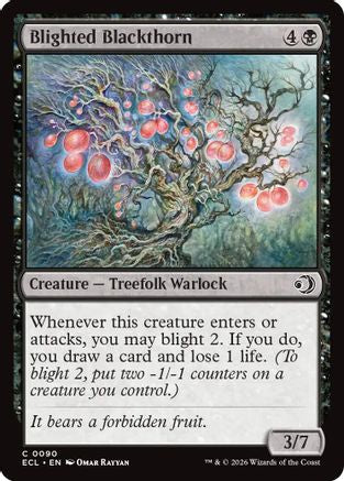Blighted Blackthorn (ECL-090) - common - Foil