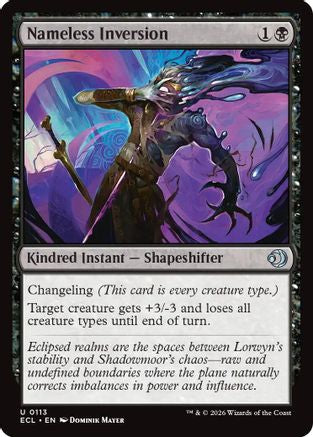 Nameless Inversion (ECL-113) - uncommon - Foil