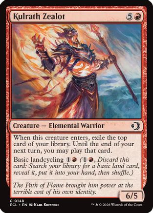 Kulrath Zealot (ECL-148) - common - Foil