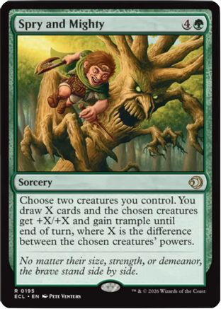 Spry and Mighty (ECL-195) - rare - Foil