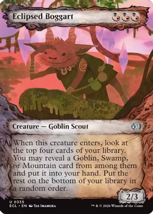 Eclipsed Boggart (Showcase) (ECL-335) - uncommon - Foil