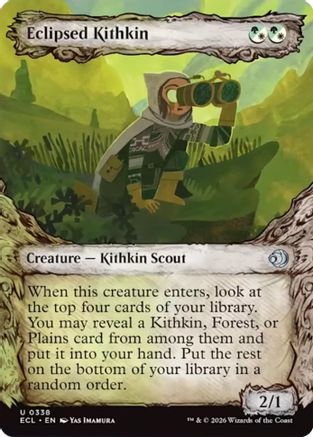 Eclipsed Kithkin (Showcase) (ECL-338) - rare