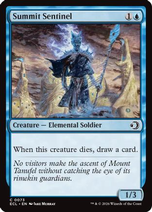 Summit Sentinel (ECL-073) - uncommon