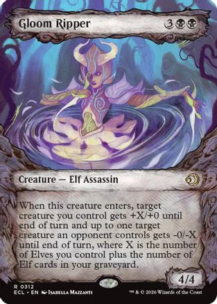 Gloom Ripper (Showcase) (ECL-312) - rare - Foil