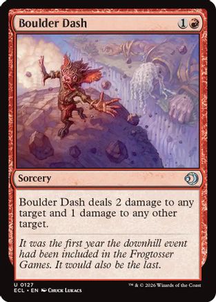 Boulder Dash (ECL-127) - uncommon