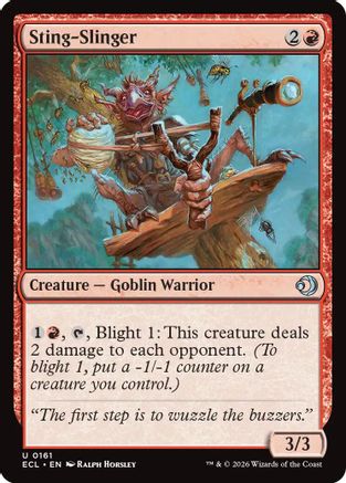 Sting-Slinger (ECL-161) - uncommon - Foil
