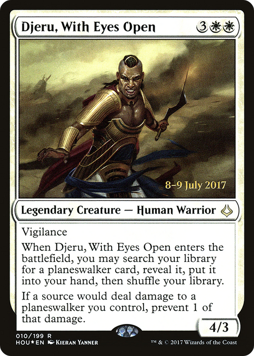 Djeru, With Eyes Open (PRE-10S) - rare - Foil