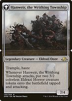 Hanweir, the Writhing Township (EMN-130B) - rare: (mooneldrazidfc) - Foil
