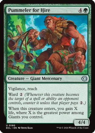 Pummeler for Hire (ECL-190) - uncommon