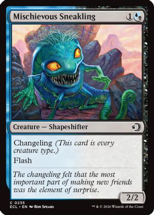 Mischievous Sneakling (ECL-235) - common - Foil