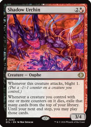 Shadow Urchin (ECL-242) - rare
