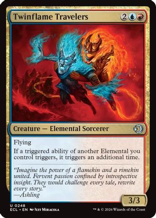Twinflame Travelers (ECL-248) - uncommon - Foil