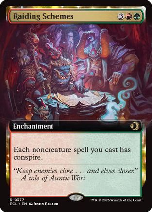 Raiding Schemes (Extended Art) (ECL-377) - rare