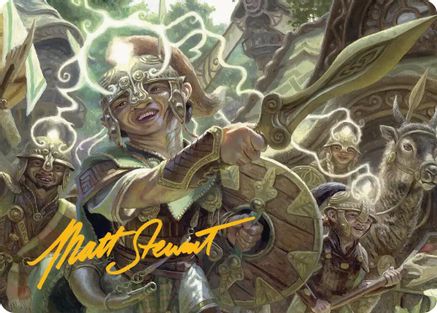 Thoughtweft Lieutenant Art Card (Gold-Stamped Signature) (ASECL-026) - special