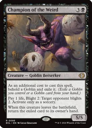 Champion of the Weird (ECL-095) - rare - Foil