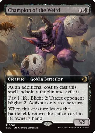 Champion of the Weird (Extended Art) (ECL-360) - rare