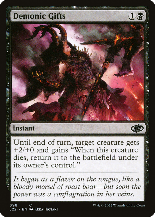 Demonic Gifts (J22-398) - common