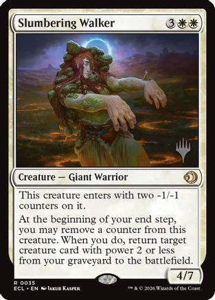 Slumbering Walker (PPECL-035) - rare - Foil