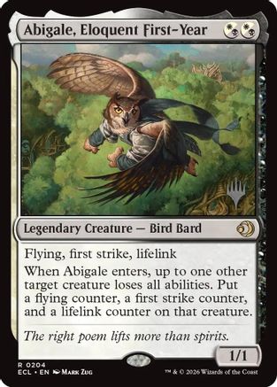 Abigale, Eloquent First-Year (PPECL-204) - rare - Foil