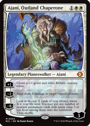 Ajani, Outland Chaperone (PPECL-004) - mythic - Foil