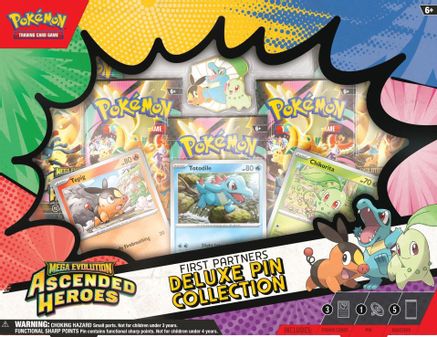 Mega Evolution: Ascended Heroes - First Partners - Deluxe Pin Collection (anglais)