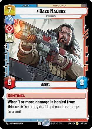 Baze Malbus - Good Luck (47/264) - ALT - Rare