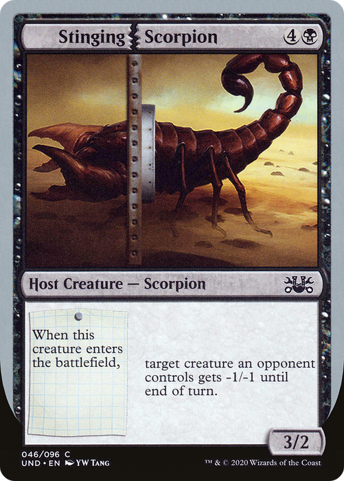 Stinging Scorpion (UND-046) - common