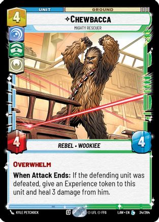 Chewbacca - Mighty Rescuer (34/264) - ALT - Legendary