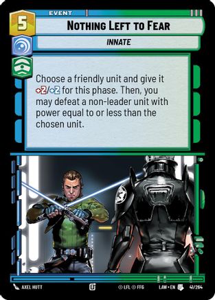 Nothing Left to Fear (41/264) - ALT - Uncommon