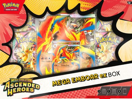 Mega Evolution: Ascended Heroes - Mega Emboar ex Box (anglais)