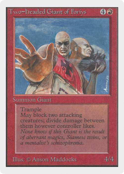 Two-Headed Giant of Foriys (2ED-180) - rare