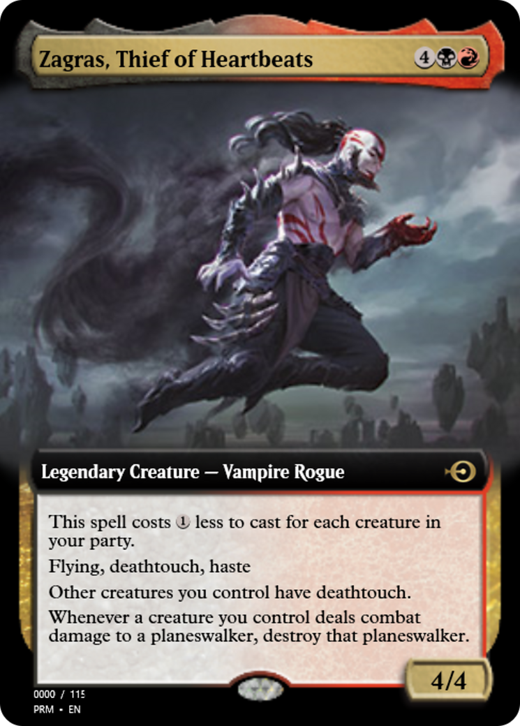 Zagras, Thief of Heartbeats (PRM-83816) - rare - Foil