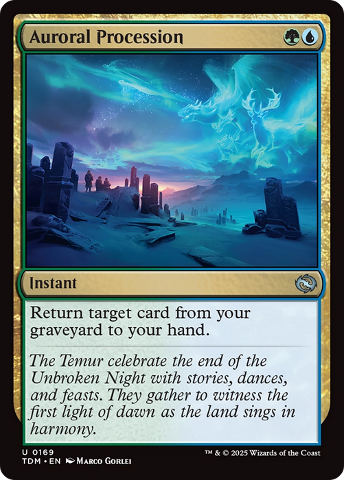 Auroral Procession (TDM-169) - uncommon