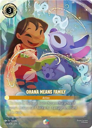 Ohana Means Family (Enchanted) FRANÇAIS (224/204) - G - Enchantée - Holofoil