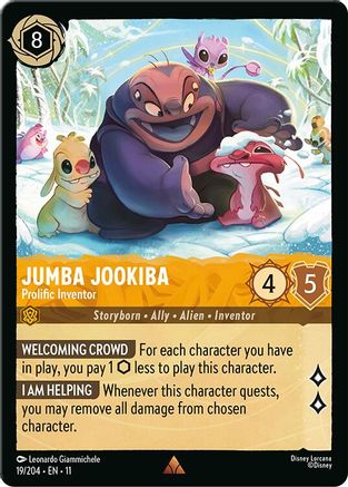 Jumba Jookiba - Prolific Inventor FRANÇAIS (19/204) - G - Rare - Cold Foil
