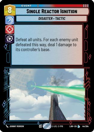Single Reactor Ignition (44/264) - ALT - Legendary