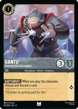 Gantu - Hamsterviel's Accomplice (176/204) - W - Uncommon - Cold Foil