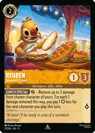 Reuben - Sandwich Expert (21/204) - W - Rare